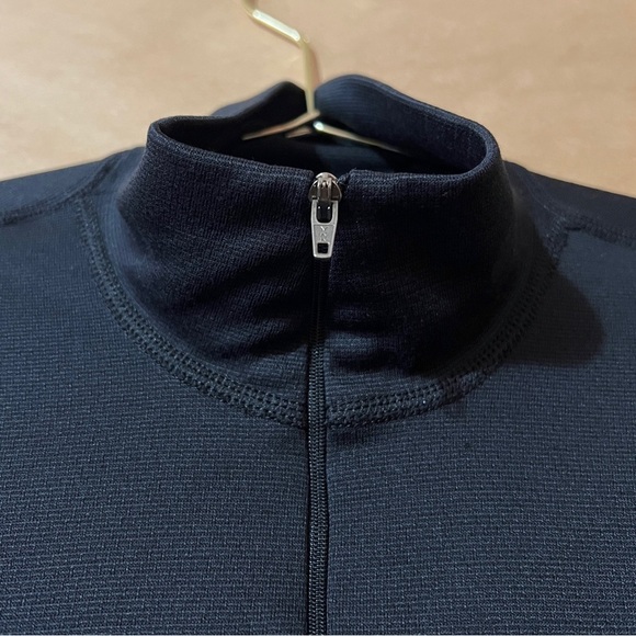 Vintage Patagonia Capilene Quarter Zip Neck Pullover BaseLayer Black Size M - Picture 6 of 9